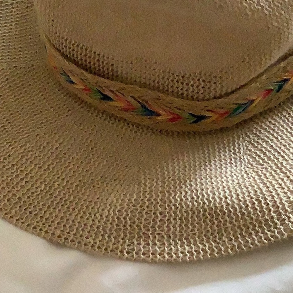 Pistil Natural Straw Hat with Colorful Band - Picture 4 of 6
